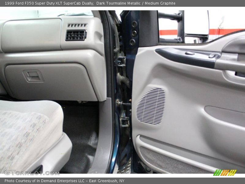 Dark Tourmaline Metallic / Medium Graphite 1999 Ford F350 Super Duty XLT SuperCab Dually