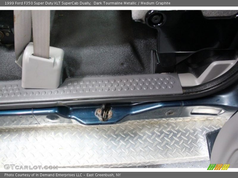 Dark Tourmaline Metallic / Medium Graphite 1999 Ford F350 Super Duty XLT SuperCab Dually