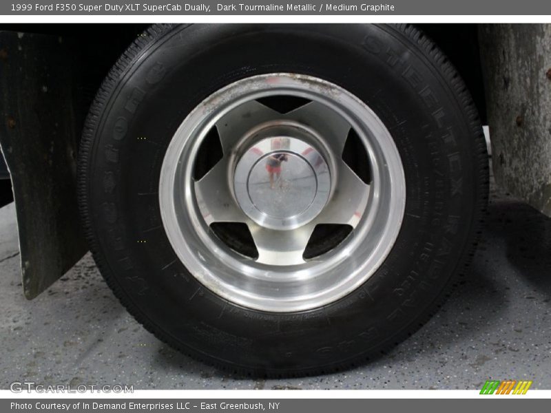 Dark Tourmaline Metallic / Medium Graphite 1999 Ford F350 Super Duty XLT SuperCab Dually