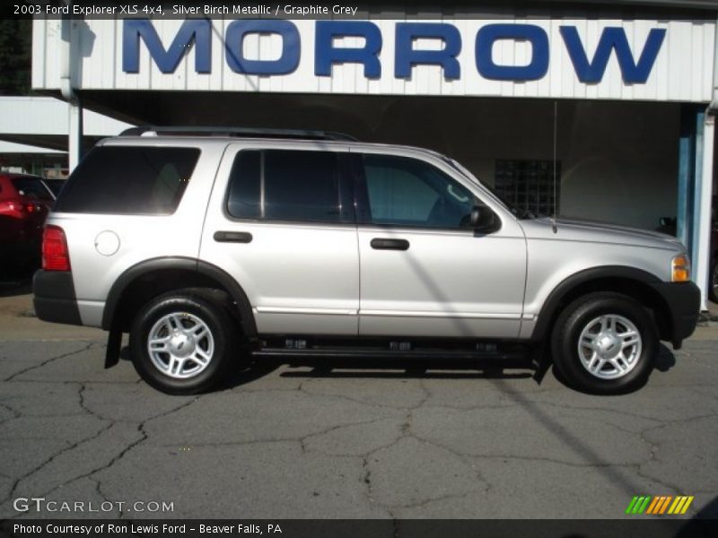 Silver Birch Metallic / Graphite Grey 2003 Ford Explorer XLS 4x4