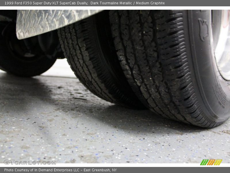 Dark Tourmaline Metallic / Medium Graphite 1999 Ford F350 Super Duty XLT SuperCab Dually