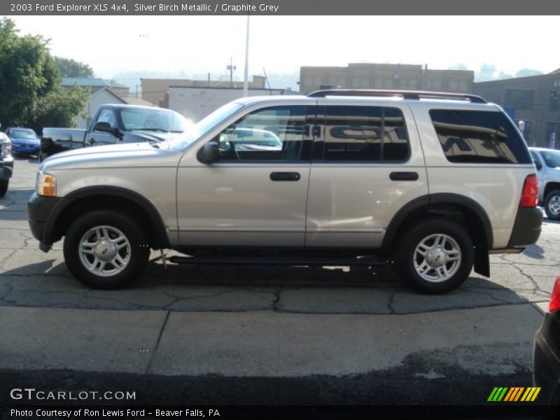 Silver Birch Metallic / Graphite Grey 2003 Ford Explorer XLS 4x4