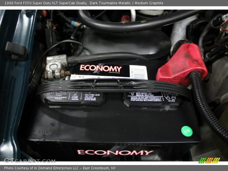 Dark Tourmaline Metallic / Medium Graphite 1999 Ford F350 Super Duty XLT SuperCab Dually