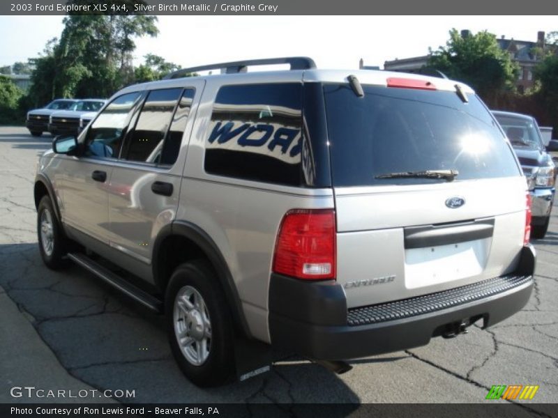 Silver Birch Metallic / Graphite Grey 2003 Ford Explorer XLS 4x4