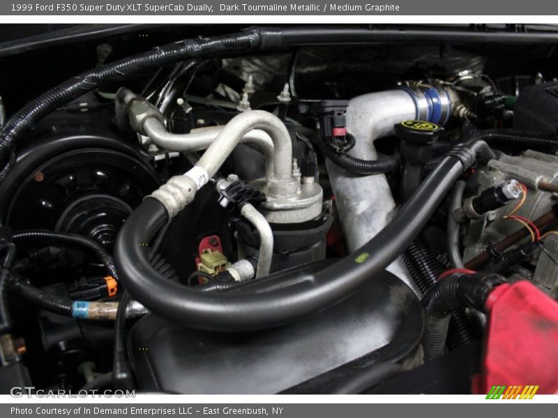 Dark Tourmaline Metallic / Medium Graphite 1999 Ford F350 Super Duty XLT SuperCab Dually