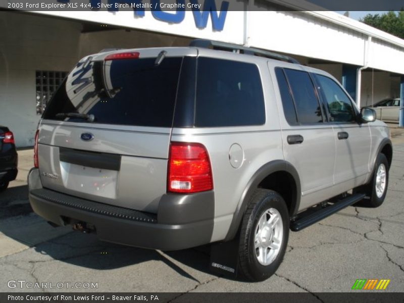 Silver Birch Metallic / Graphite Grey 2003 Ford Explorer XLS 4x4