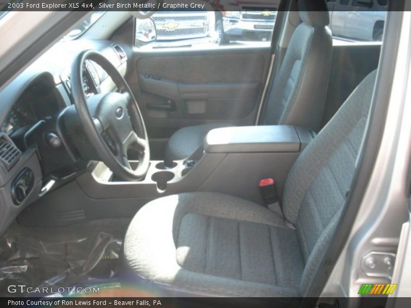 Silver Birch Metallic / Graphite Grey 2003 Ford Explorer XLS 4x4