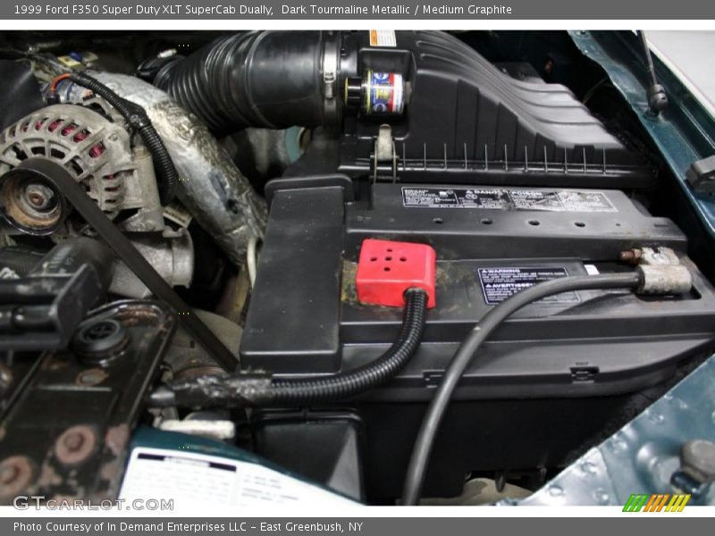 Dark Tourmaline Metallic / Medium Graphite 1999 Ford F350 Super Duty XLT SuperCab Dually