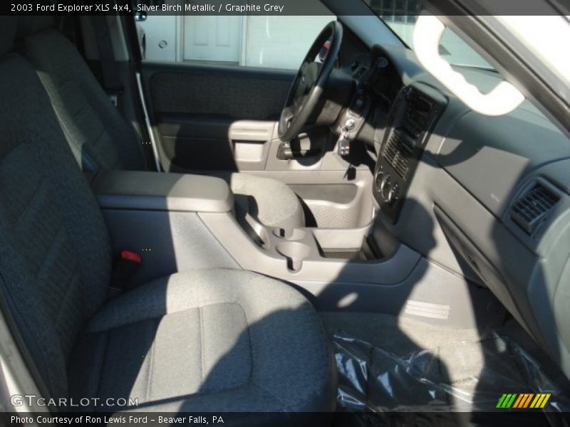 Silver Birch Metallic / Graphite Grey 2003 Ford Explorer XLS 4x4