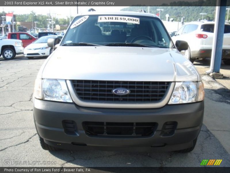 Silver Birch Metallic / Graphite Grey 2003 Ford Explorer XLS 4x4