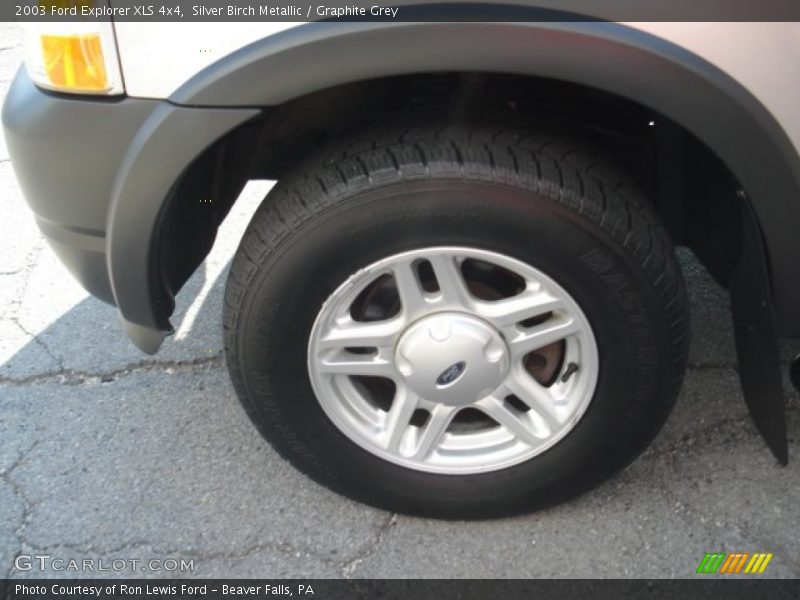 Silver Birch Metallic / Graphite Grey 2003 Ford Explorer XLS 4x4