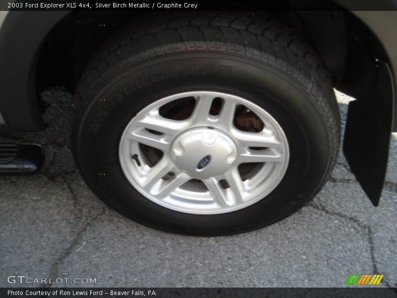 Silver Birch Metallic / Graphite Grey 2003 Ford Explorer XLS 4x4