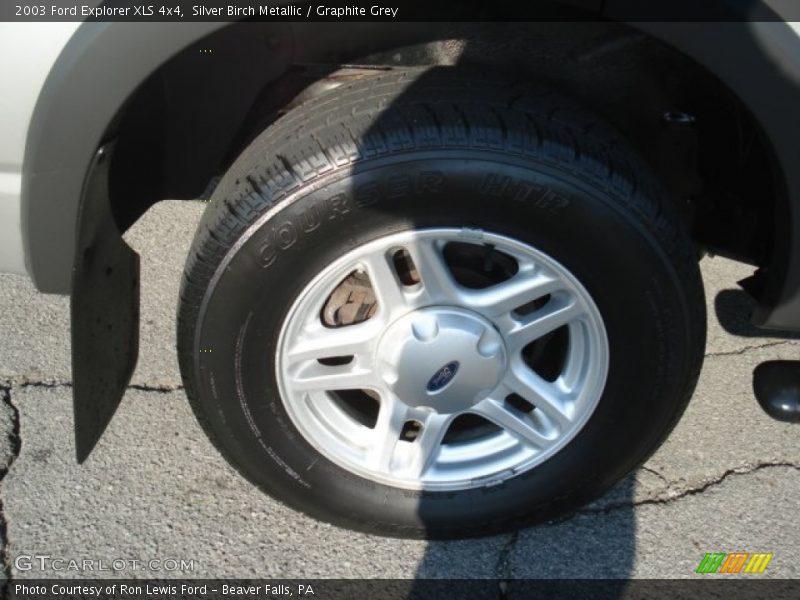 Silver Birch Metallic / Graphite Grey 2003 Ford Explorer XLS 4x4