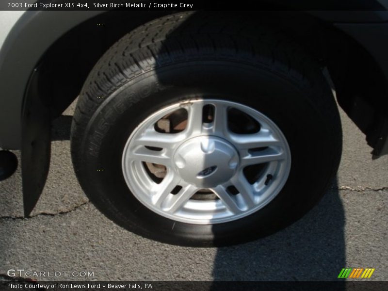 Silver Birch Metallic / Graphite Grey 2003 Ford Explorer XLS 4x4