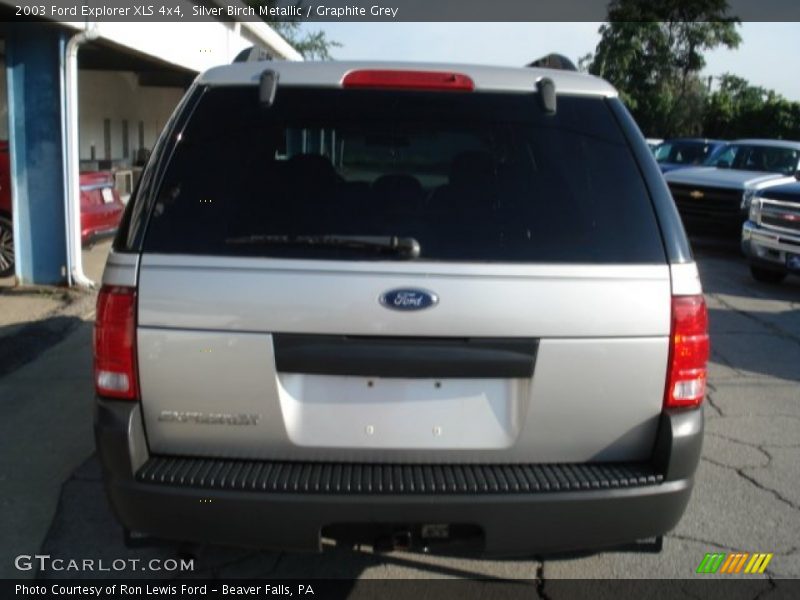 Silver Birch Metallic / Graphite Grey 2003 Ford Explorer XLS 4x4