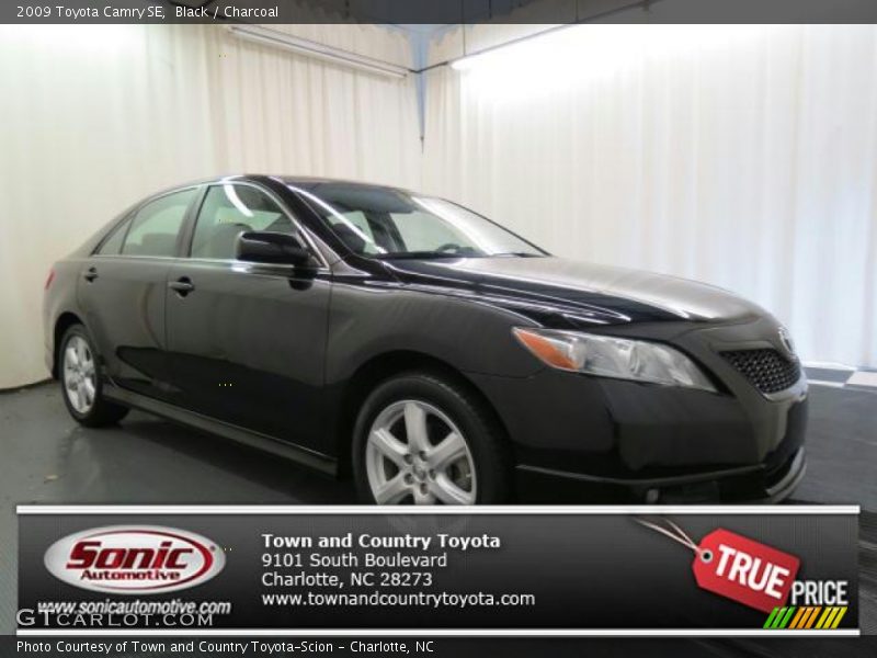 Black / Charcoal 2009 Toyota Camry SE