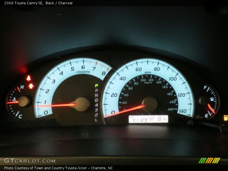 Black / Charcoal 2009 Toyota Camry SE