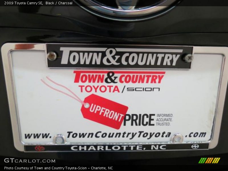 Black / Charcoal 2009 Toyota Camry SE