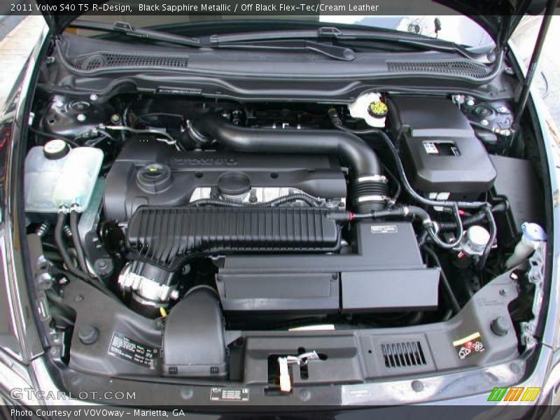  2011 S40 T5 R-Design Engine - 2.5 Liter Turbocharged DOHC 20-Valve VVT Inline 5 Cylinder