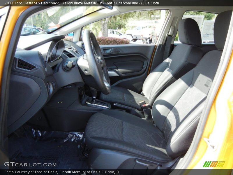 Front Seat of 2011 Fiesta SES Hatchback