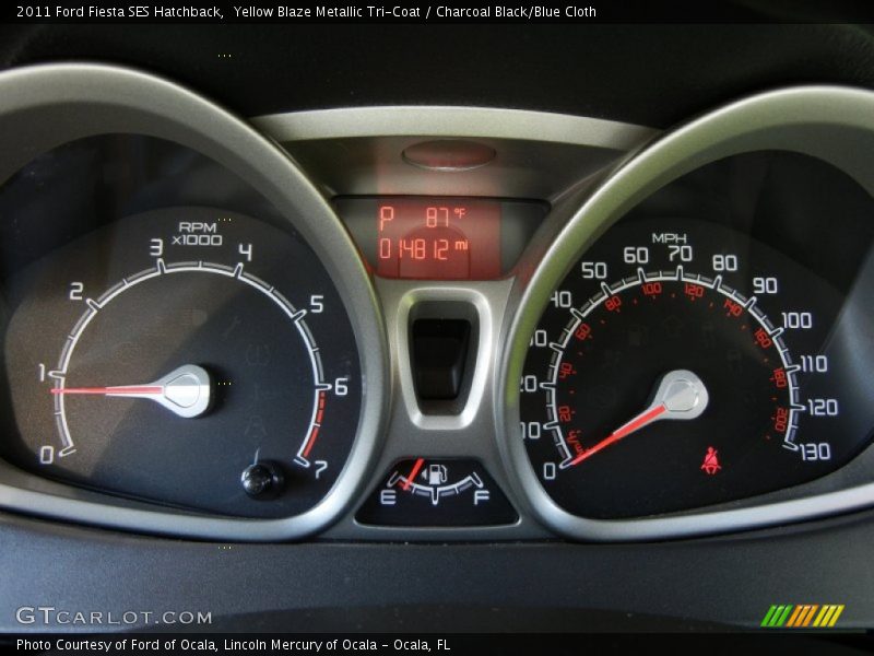  2011 Fiesta SES Hatchback SES Hatchback Gauges