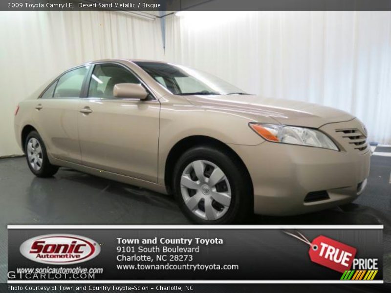 Desert Sand Metallic / Bisque 2009 Toyota Camry LE