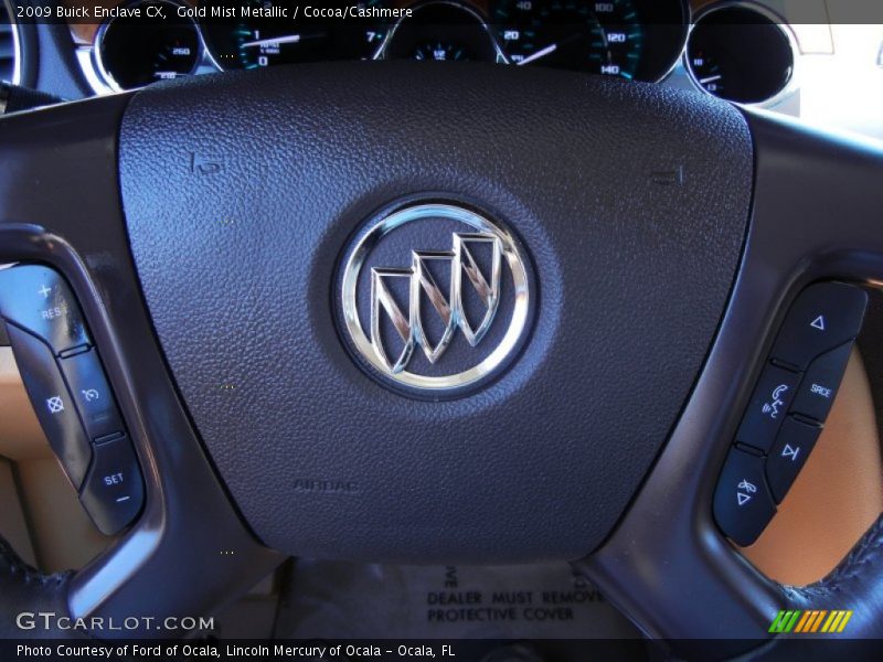 Gold Mist Metallic / Cocoa/Cashmere 2009 Buick Enclave CX