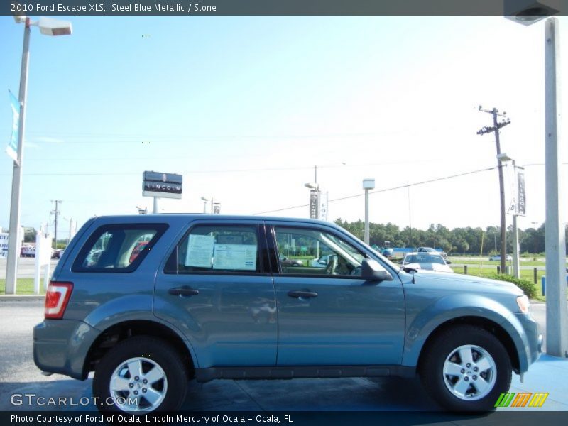 Steel Blue Metallic / Stone 2010 Ford Escape XLS