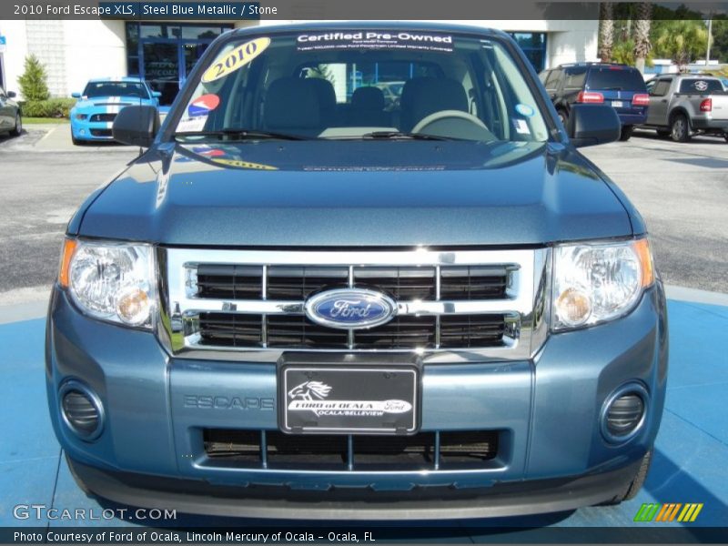 Steel Blue Metallic / Stone 2010 Ford Escape XLS