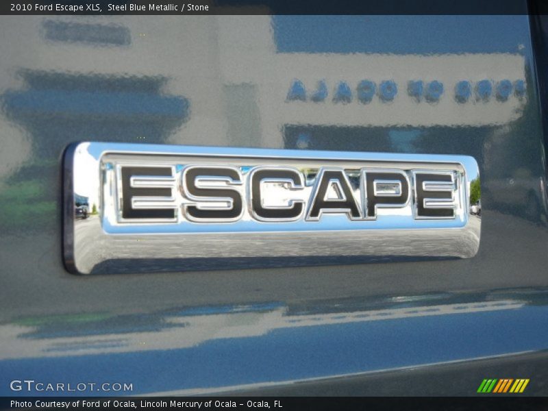 Steel Blue Metallic / Stone 2010 Ford Escape XLS