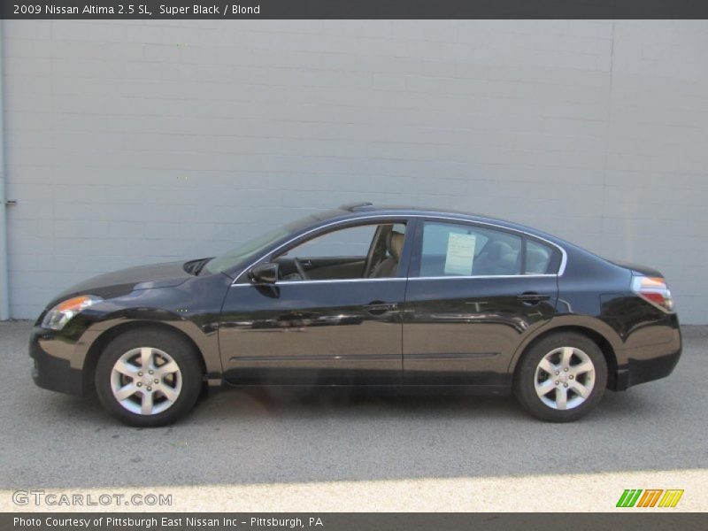 Super Black / Blond 2009 Nissan Altima 2.5 SL