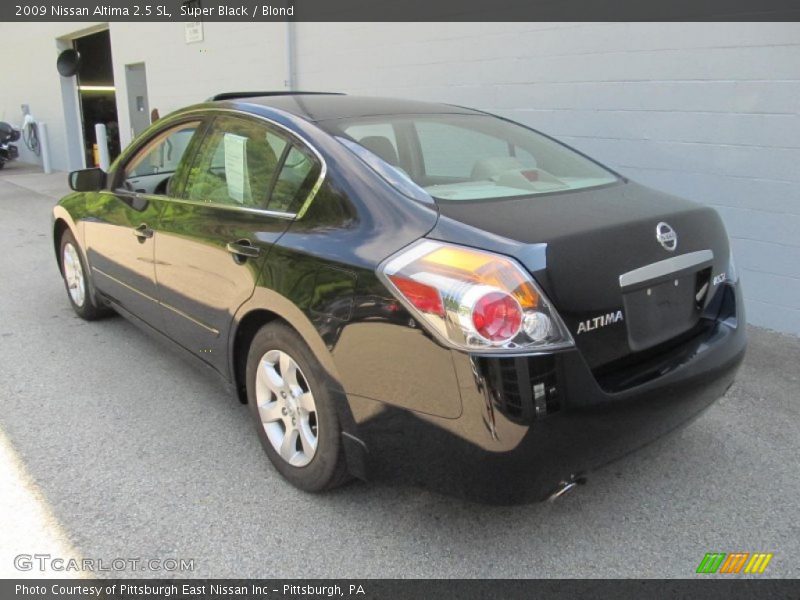Super Black / Blond 2009 Nissan Altima 2.5 SL