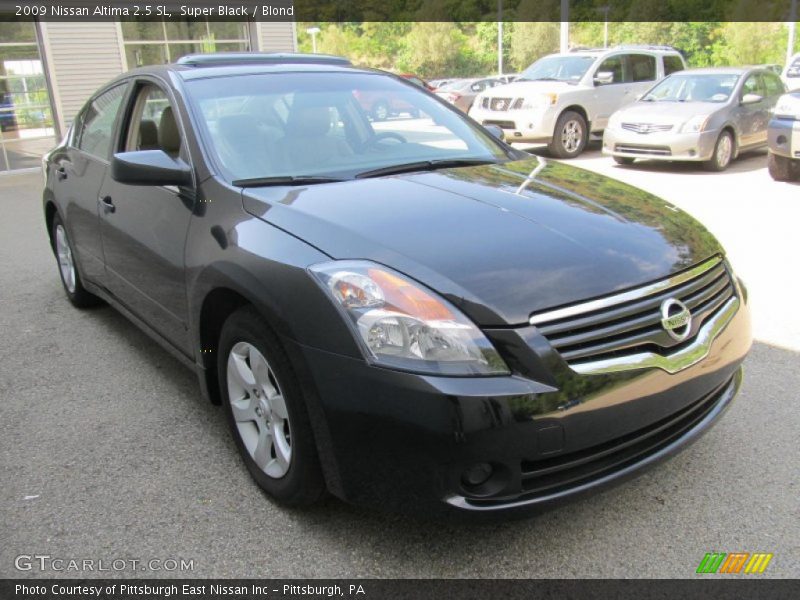 Super Black / Blond 2009 Nissan Altima 2.5 SL