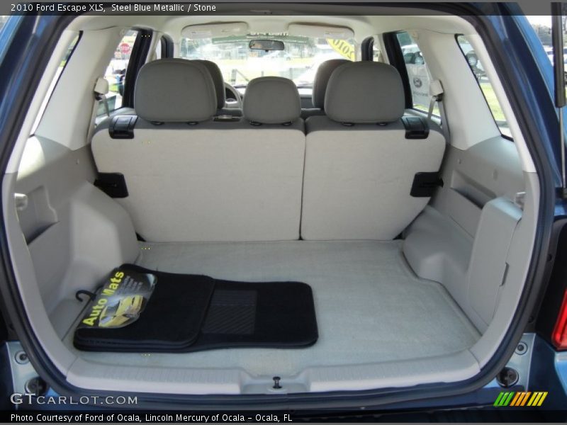 Steel Blue Metallic / Stone 2010 Ford Escape XLS