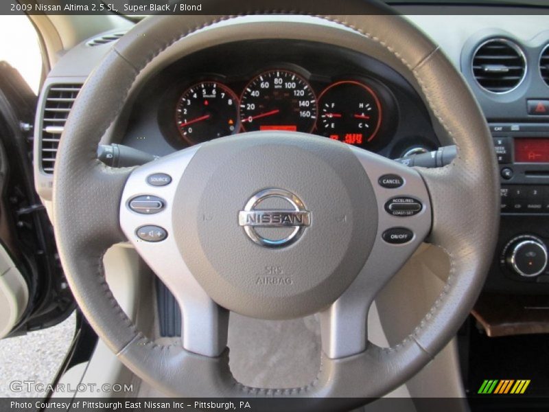Super Black / Blond 2009 Nissan Altima 2.5 SL