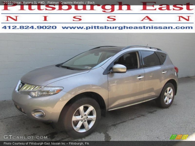 Platinum Graphite Metallic / Black 2010 Nissan Murano SL AWD