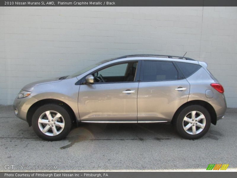 Platinum Graphite Metallic / Black 2010 Nissan Murano SL AWD