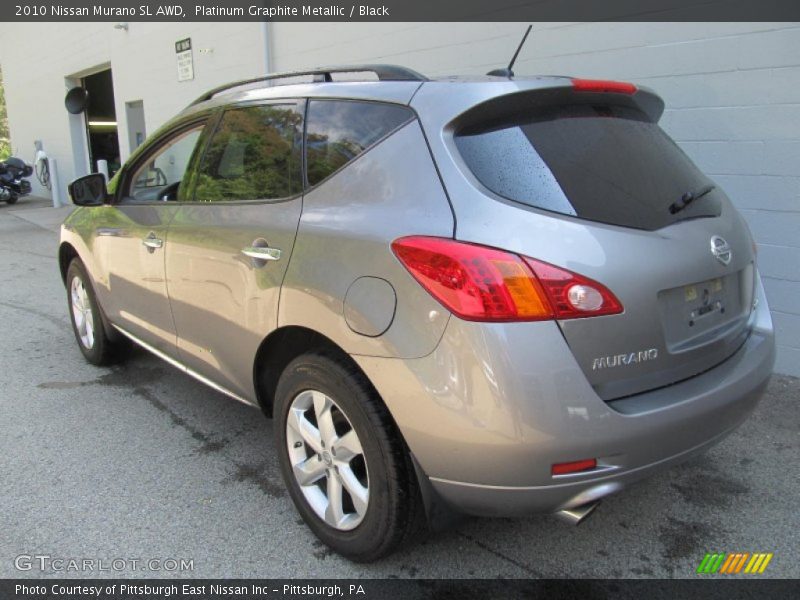 Platinum Graphite Metallic / Black 2010 Nissan Murano SL AWD