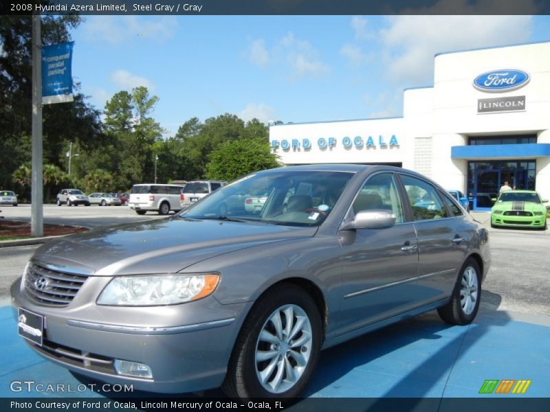 Steel Gray / Gray 2008 Hyundai Azera Limited