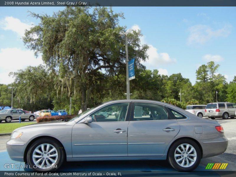 Steel Gray / Gray 2008 Hyundai Azera Limited
