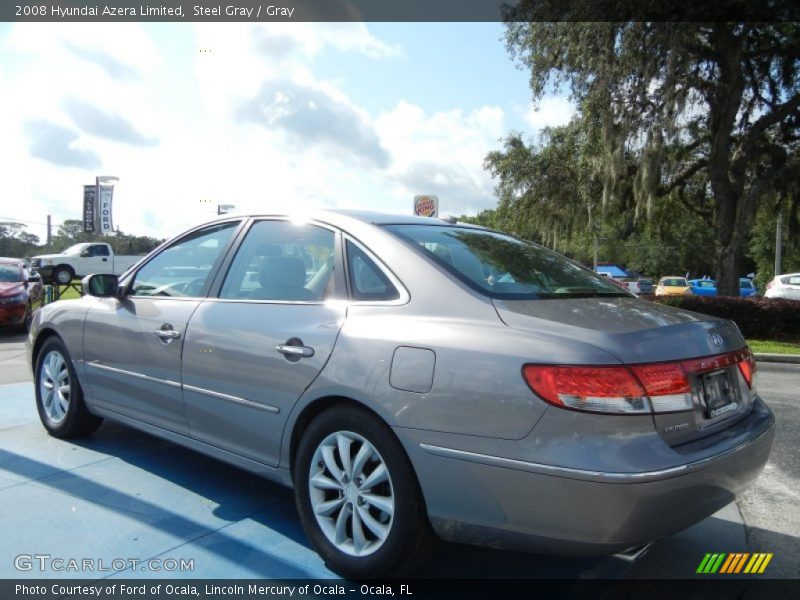 Steel Gray / Gray 2008 Hyundai Azera Limited