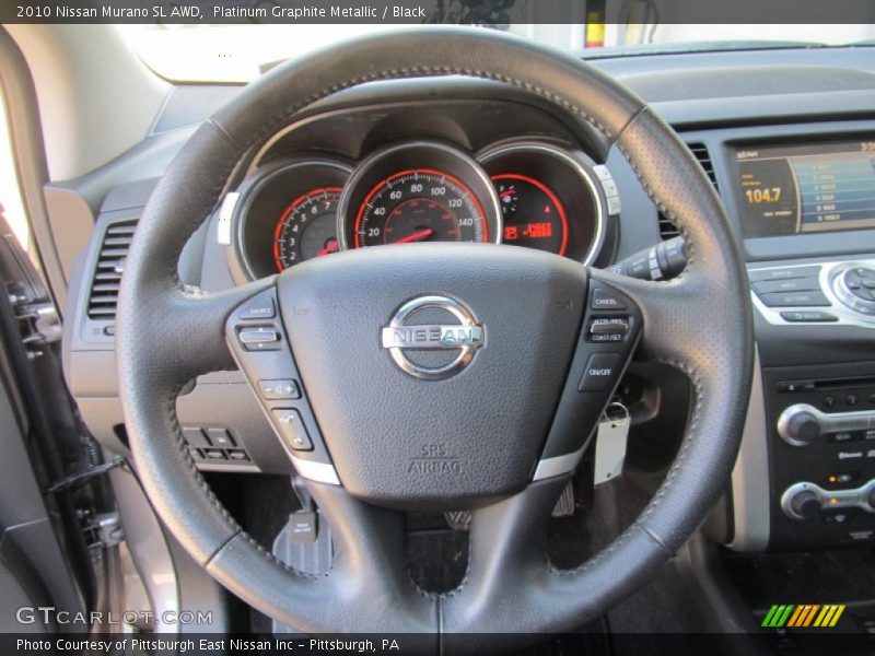 Platinum Graphite Metallic / Black 2010 Nissan Murano SL AWD