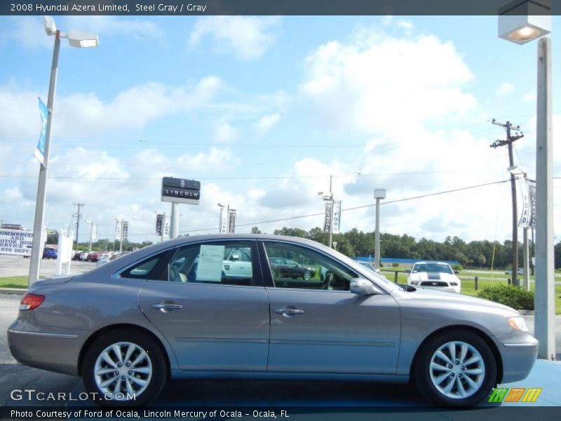 Steel Gray / Gray 2008 Hyundai Azera Limited
