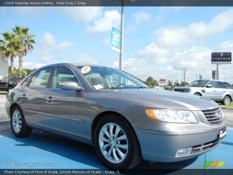 Steel Gray / Gray 2008 Hyundai Azera Limited