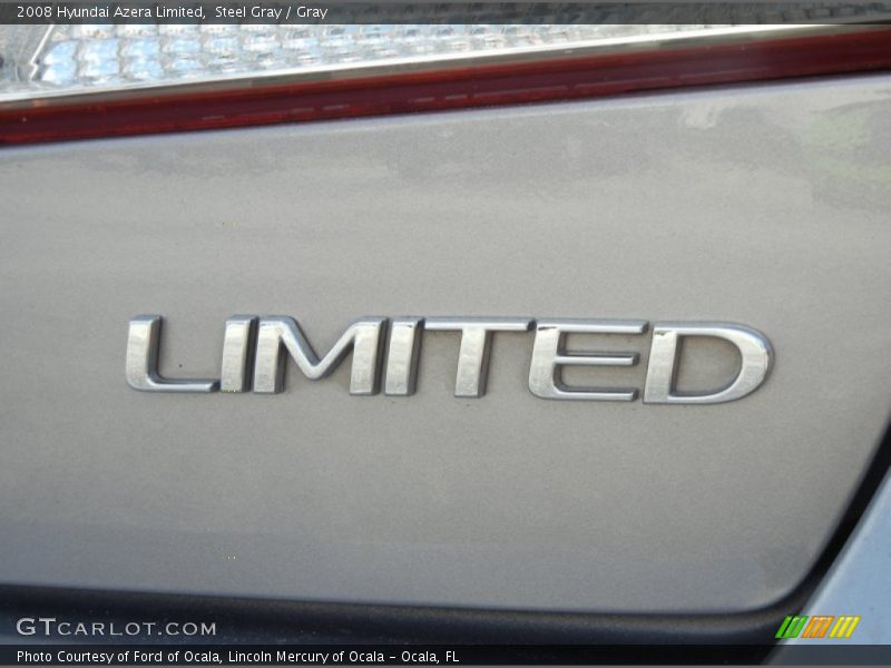 Steel Gray / Gray 2008 Hyundai Azera Limited