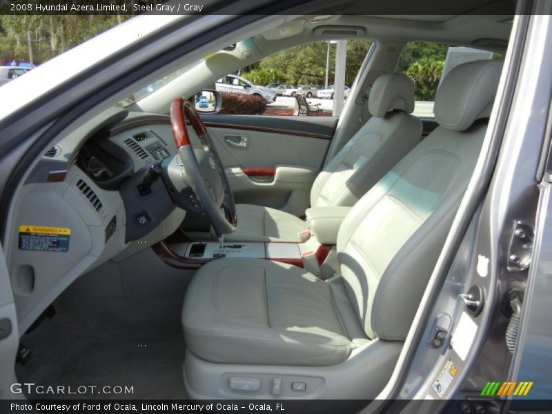 Steel Gray / Gray 2008 Hyundai Azera Limited