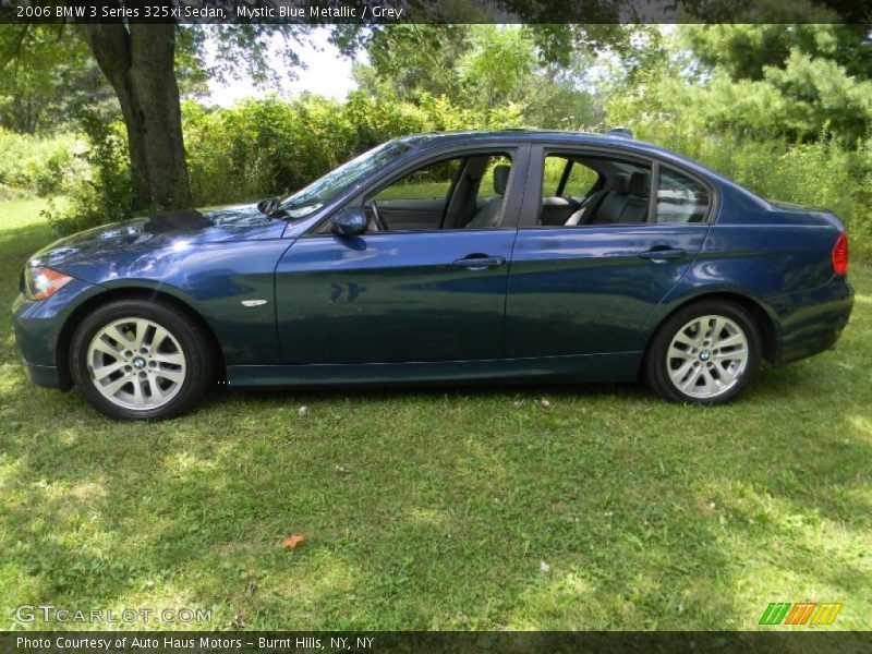 Mystic Blue Metallic / Grey 2006 BMW 3 Series 325xi Sedan