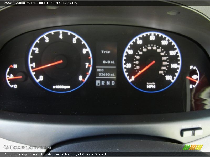 Steel Gray / Gray 2008 Hyundai Azera Limited