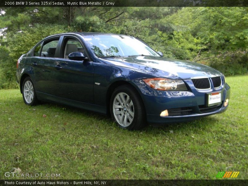 Mystic Blue Metallic / Grey 2006 BMW 3 Series 325xi Sedan