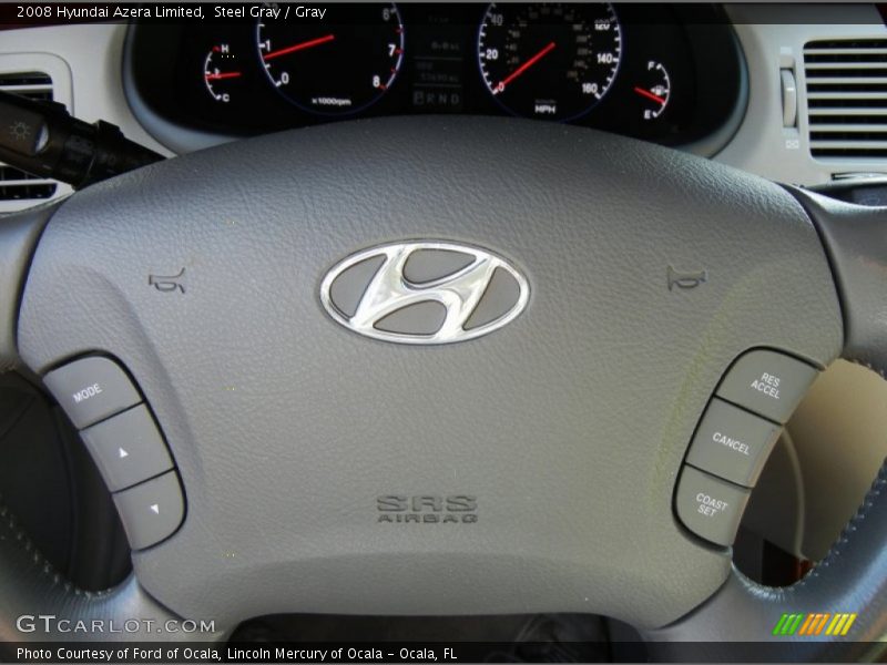 Steel Gray / Gray 2008 Hyundai Azera Limited